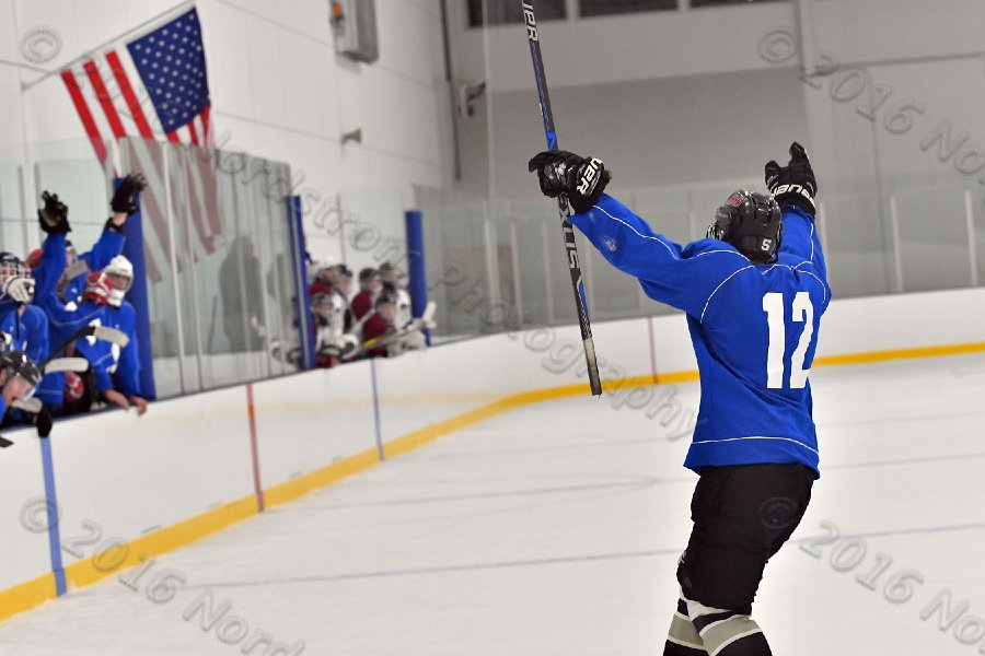 Wheaton College Men\'s Ice Hockey vs Middlesex Community College. - Photo By: KEITH NORDSTROM